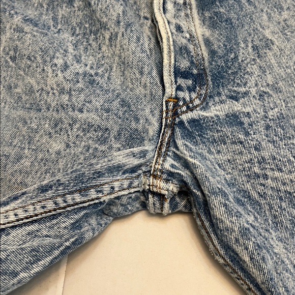 VINTAGE 80’s LEVI’S 501 MADE IN USA ACID WASH GRUNGE DENIM JEANS - Picture 3 of 16